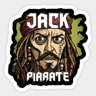 Jack piarate Sticker